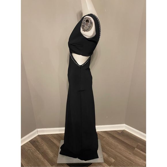 NWT Chiara Boni La Petite Robe Silvina Embellished Cut-Out Gown $1090 - Picture 10 of 12